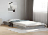 Floor Bed Frame Concrete Grey 80 x 200 cm Engineered Wood 8009080
