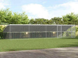 Chicken Cage 4 pcs Silver 800 x 200 x 200 cm Galvanised Steel 3368321