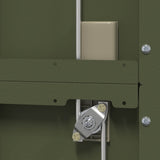 Storage Cabinet Olive Green 60 x 40 x180 cm Steel 3406200