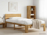Single Bed Frame with Headboard ROSTOCK White 90 x 200 cm 903415
