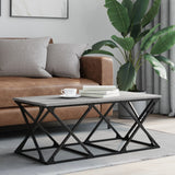 Coffee Table Grey Sonoma 100x49x40 cm Engineered Wood 835362