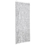 Insect Curtain Light and Dark Grey 90x220 cm Chenille 325455