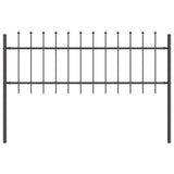 Garden Fence Grey 6.8 x 0.6 m Powder-coated steel 3334068