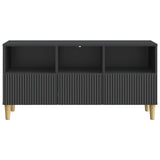 TV Cabinet with Drawer Black 102 x 34.5 x 50 cm Engineered Wood 894676