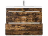 Bathroom Furniture Set Smoked Oak 81 x 40 x 84.5 cm 3404378