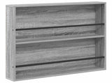 Magazine Rack 2 pcs Grey Sonoma 80 x 12 x 70 cm Engineered Wood 890847