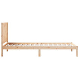 Extra Long Bed Frame without Mattress 100x220 cm Solid Wood 3309255