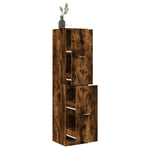 Apothecary Cabinet Smoked Oak 40x41x174.5 cm Engineered Wood 3309649