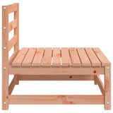 Garden Sofa Natural Wood Solid Douglas Wood 70x70x67 cm Modular 837919