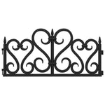 ZNTS Lawn Edgings 17 pcs Black 10 m PP 318301