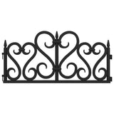 ZNTS Lawn Edgings 17 pcs Black 10 m PP 318301