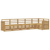 Outdoor Sofa Set 6 pcs White 306 x 128.5 x 73 cm 3391909