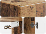 Wall-Mounted Cabinet Old Wood 33 x 34.5 x 90 cm Engineered Wood 899103