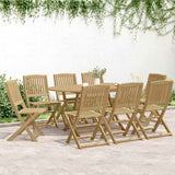 Folding Garden Chairs 8 pcs 44x50x88 cm Solid Wood Acacia 3214233