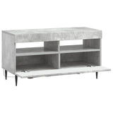 LED TV Cabinet Concrete Grey Engineered Wood 896998