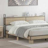 Storage Headboard with Charging Station Sonoma oak 180 cm 859821