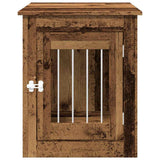 Dog Crate Furniture Old Wood 55x75x65 cm Engineered Wood 857639