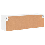 TV Wall Cabinet White 100x30x30 cm Engineered Wood 836882