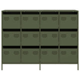 Sideboard Olive Green 135x39x103.5 cm Cold-rolled Steel 3307177