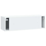 Wall-Mounted TV Cabinet White 98 x 31 x 30 cm Engineered Wood 899405