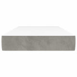 Pocket Spring Bed Mattress Medium Light Grey 100x203x20 cm Twin XL 347867