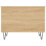 Coffee Table Sonoma Oak 60x44.5x45 cm Engineered Wood 830951