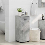 Bathroom Cabinet with Drawer Concrete Grey 30 x 35 x 80 cm 883327