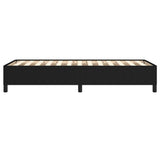 Bed Frame without Mattress Black 90x190 cm Single Single Fabric 349856