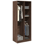 Wardrobe Brown Oak 80x50x200 cm Engineered Wood 3307762