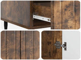 Sideboard Smoked Oak 66 x 34.5 x 97 cm Engineered Wood 894440