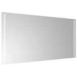 LED Bathroom Mirror Transparent 100 x 50 cm Tempered Glass 42045804