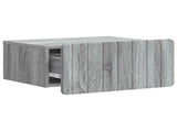 Wall-Mounted Bedside Cabinet 2 pcs Grey Sonoma Engineered Wood 898288