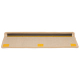 Stair Mats 15 pcs 65x21x4 cm Cream Rectangular Edge 134579