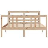Bed Frame with Headboard without Mattress 120x200 cm 3305967