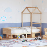 Day Bed with Roof without Mattress 80x200 cm Solid Wood 3282254