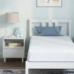 Mattress White and Blue 80 x 160 cm Gel Memory Foam 4106334
