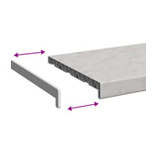 Window Sill Marble texture 120 x 35 x 4.5 cm PVC 42047025