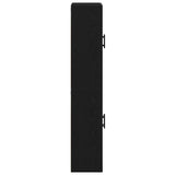 Wall Mounted Cabinet 2 pcs Black oak 69.5 x 34 x 90 cm 3333102