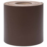 Garden Privacy Screens 4 pcs PVC 35x0.19 m Brown 147863