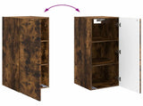 Wall-Mounted Cabinet Smoked Oak 33 x 34.5 x 90 cm 898420