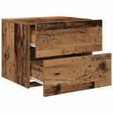 Bedside Cabinet 2 pcs Old Wood 50 x 39 x 41 cm Engineered Wood 863073