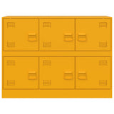 Sideboard Mustard Yellow 99x39x73 cm Steel 841796