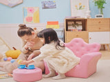 Children Kids Sofa Set Armchair Chair Seat with Free Footstool PU Leather for Girls 58L x 40.5W x T3398P347654