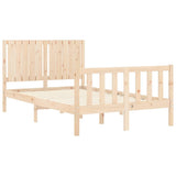 Bed Frame without Mattress 120x200 cm Solid Wood Pine 3192941