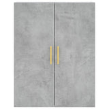 Highboard Concrete Grey 69.5x34x180 cm Engineered Wood 3195951