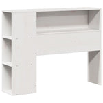 ZNTS Bed Frame without Mattress White 100x200 cm Solid Wood Pine 3309906