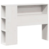 Bookcase Bed without Mattress White 100x200 cm Solid Wood Pine 3321683
