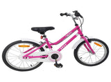Kids Bike 18 Inches for 5-7 Years Old Pink White 42009236