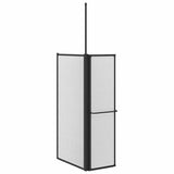 Shower Screen Folding White Aluminium 42009757