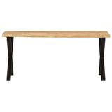 Bench with Live Edge 105 cm Solid Wood Mango 372759